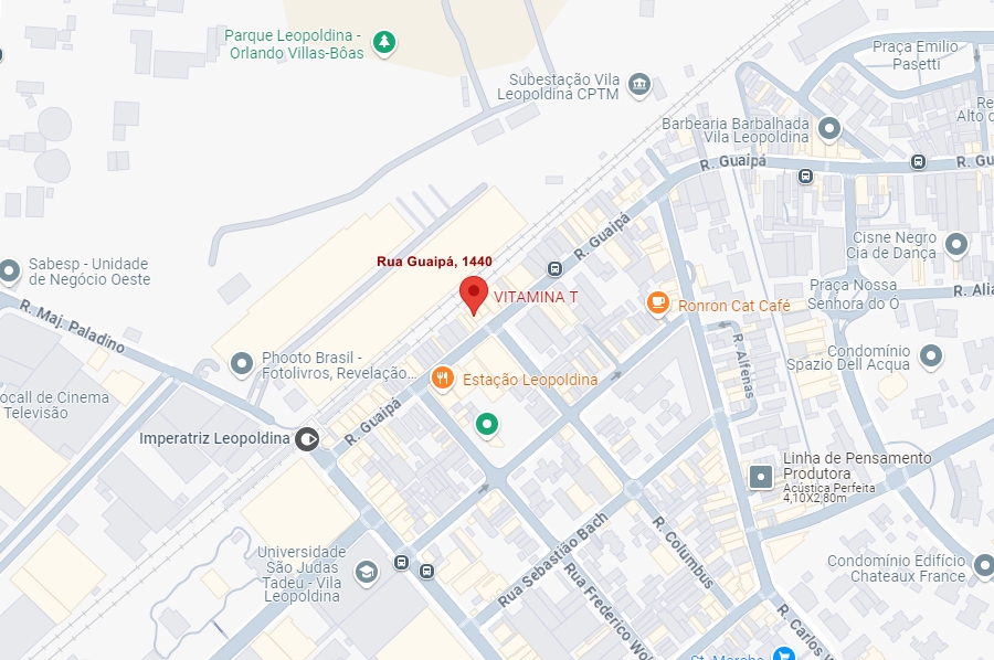 Mapa da Loja